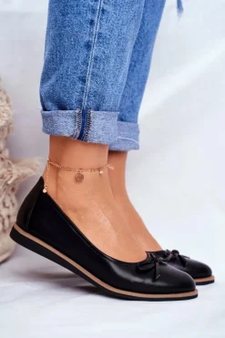 Buty Sergio Leone Baleriny Klasyczne*Baleriny Damskie Sergio Leone Czarne BL612