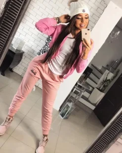 Big Star Shoes Damskie Trapery|Botki Sznurowane*Big Star Botki Damskie Timberki Traperki Pudrowy Róż Timon