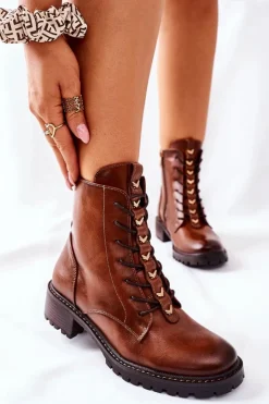 Damskie Buty damskie Vinceza Botki Damskie Camel Myroe