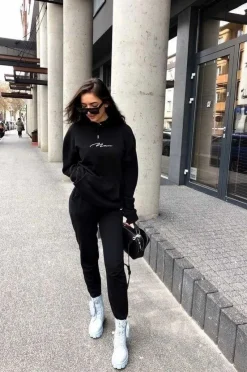 Hot Boto Botki Workery Na Platformie z Nerką Niebieskie Saturday