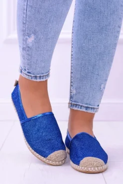 Clearance Boto Brokatowe Espadryle Lu Boo Chabrowe