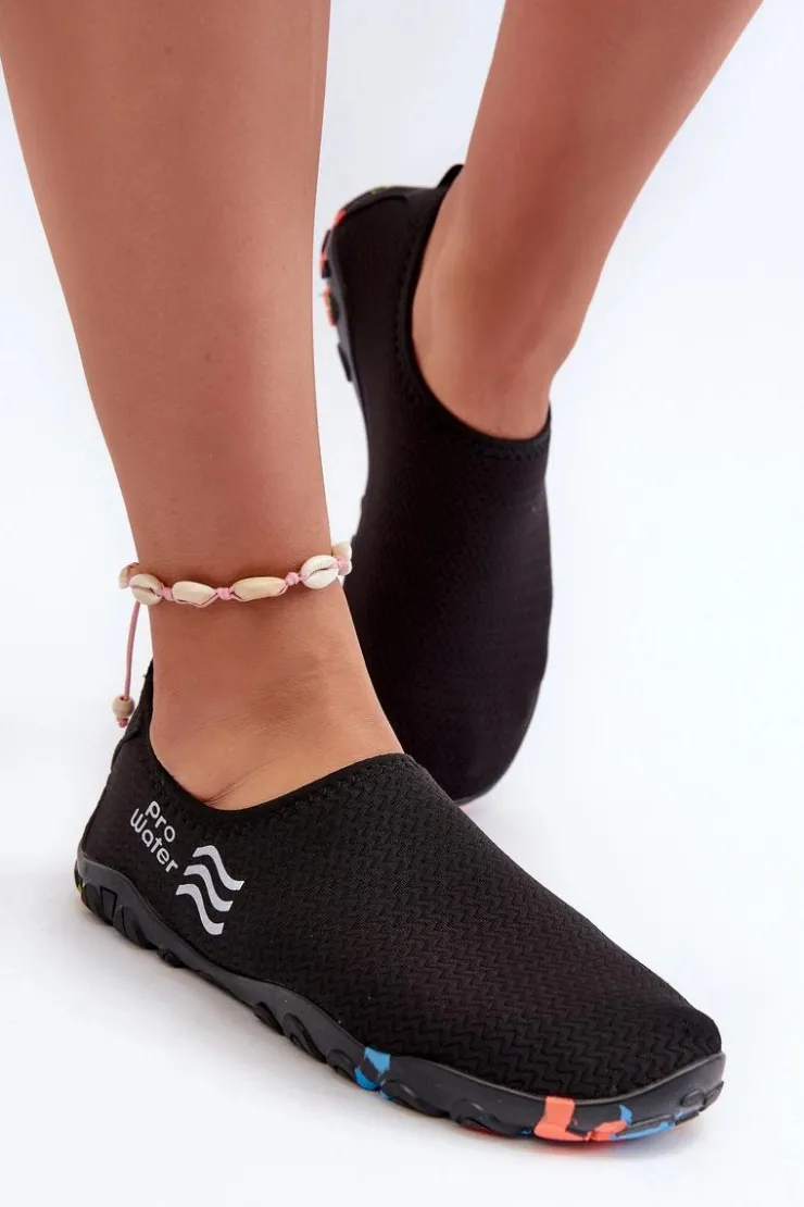 Outlet Boto Buty Do Wody Damskie PROWATER PRO-24-48-061L Czarne