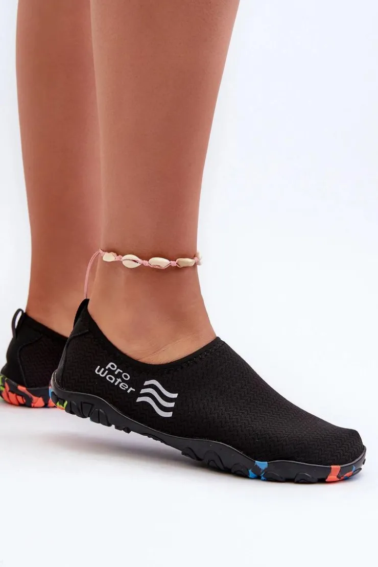 Outlet Boto Buty Do Wody Damskie PROWATER PRO-24-48-061L Czarne