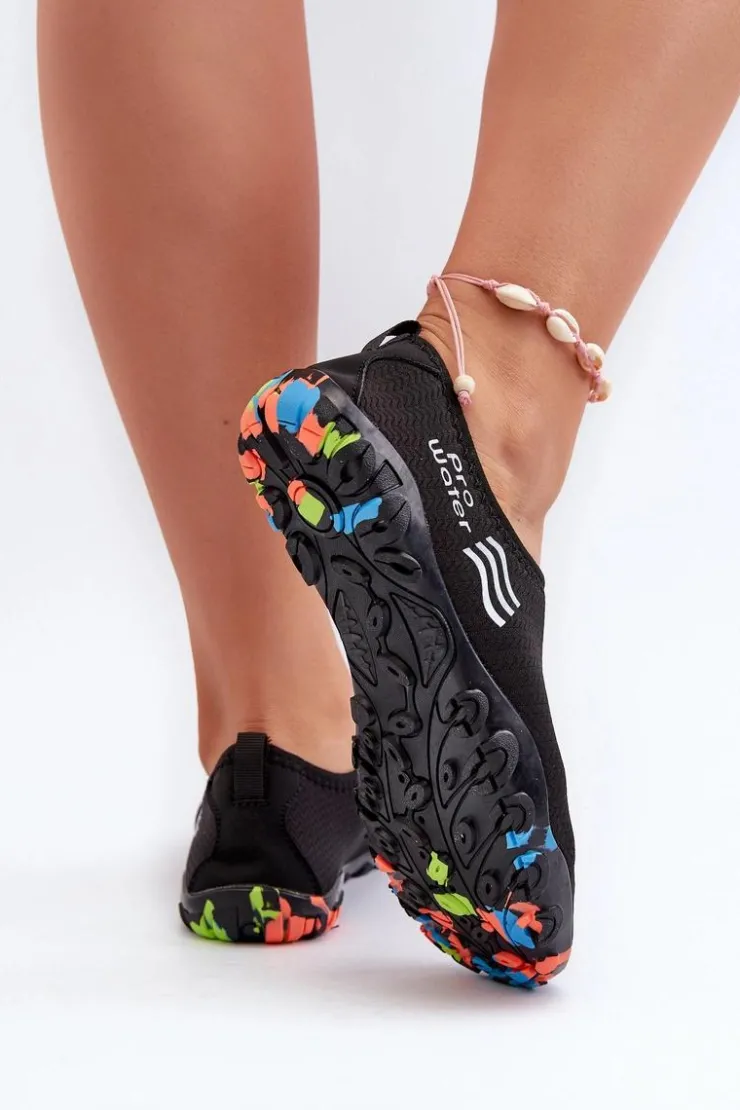 Outlet Boto Buty Do Wody Damskie PROWATER PRO-24-48-061L Czarne