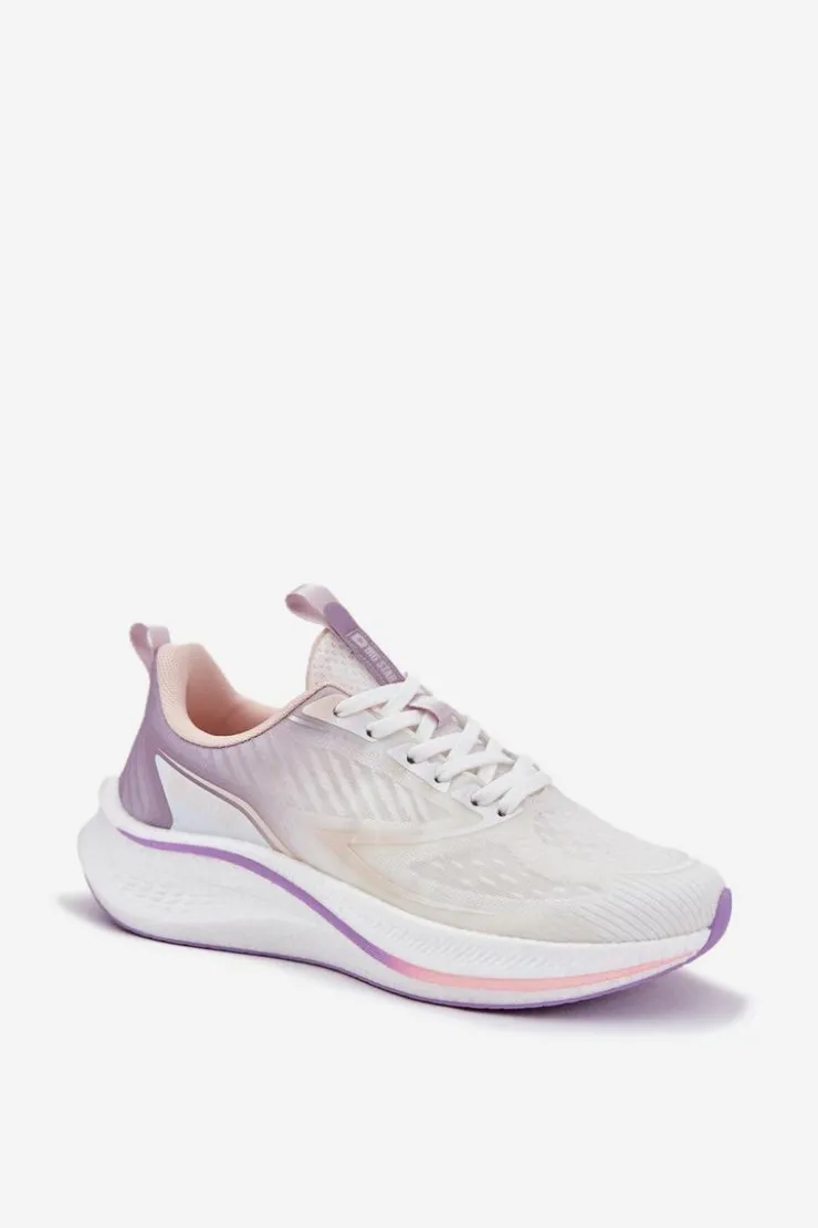 Big Star Shoes Buty Sportowe Big Star|Sneakersy Damskie*Buty Sportowe Damskie Big Star RR274A161 HI-POLY SYSTEM Białe Biały