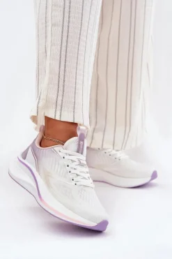 Big Star Shoes Buty Sportowe Big Star|Sneakersy Damskie*Buty Sportowe Damskie Big Star RR274A161 HI-POLY SYSTEM Białe Biały