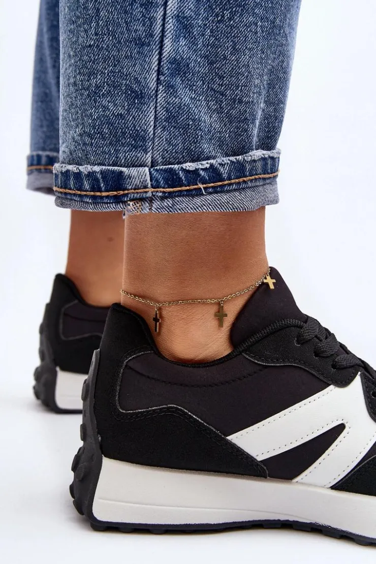 Sale Boto Buty Sportowe Damskie Czarne Chloette