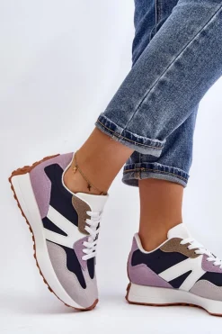 Damskie Boto Buty Sportowe Damskie Fioletowe Chloette