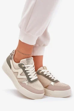 Damskie Boto Buty Sportowe Damskie Na Platformie Panterka Zielone Lorori