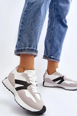 Boto Buty Sportowe Na Platformie|Sneakersy Damskie*Buty Sportowe Damskie Szare Chloette