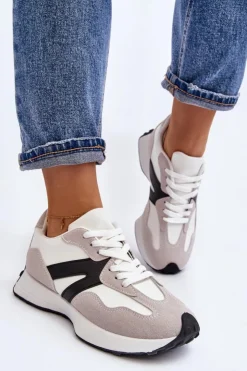 Boto Buty Sportowe Na Platformie|Sneakersy Damskie*Buty Sportowe Damskie Szare Chloette