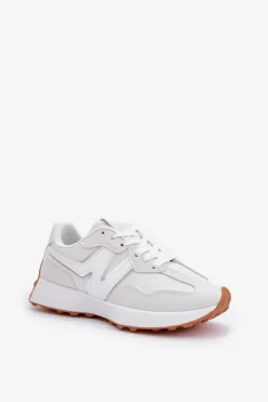 Boto Buty Sportowe Sneakersy Damskie Białe Britma