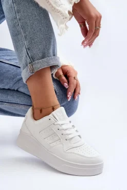 Evento Sneakersy Damskie*Buty Sportowe Sneakersy Damskie Białe Frutesa