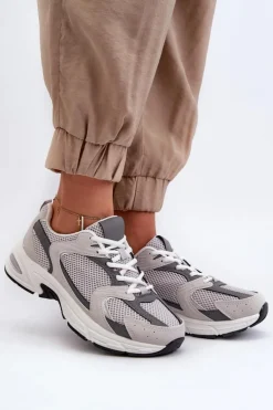 Damskie Boto Buty Sportowe Sneakersy Damskie Szare Kildia