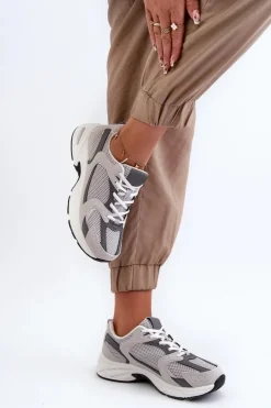 Damskie Boto Buty Sportowe Sneakersy Damskie Szare Kildia