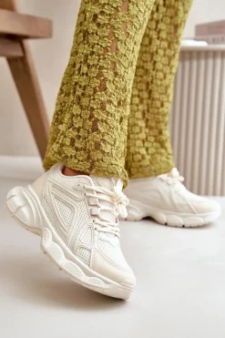 Damskie Boto Buty Sportowe Sneakersy Damskie Beżowe Timoci