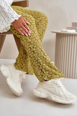 Damskie Boto Buty Sportowe Sneakersy Damskie Beżowe Timoci