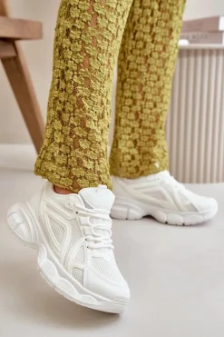 Damskie Boto Buty Sportowe Sneakersy Damskie Białe Timoci