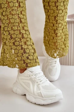 Damskie Boto Buty Sportowe Sneakersy Damskie Białe Timoci