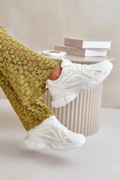 Damskie Boto Buty Sportowe Sneakersy Damskie Białe Timoci