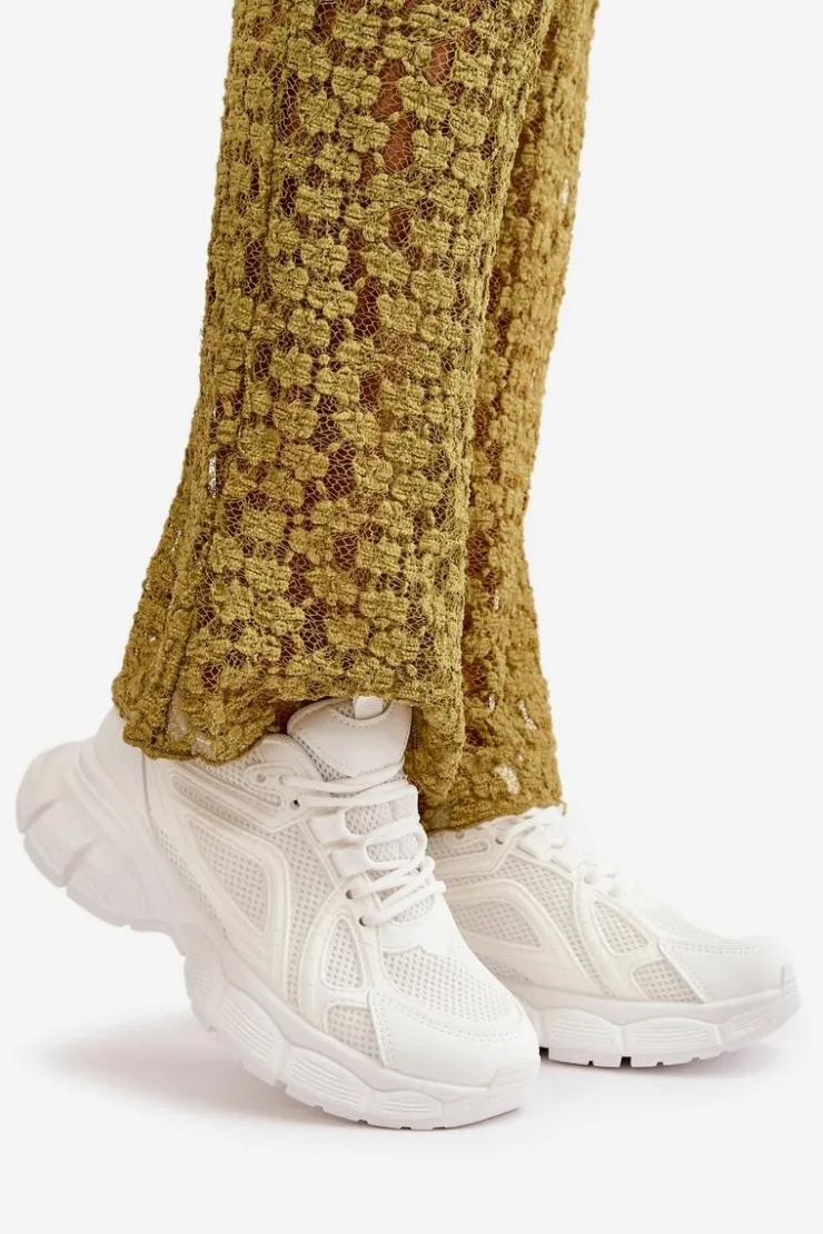 Damskie Boto Buty Sportowe Sneakersy Damskie Białe Timoci