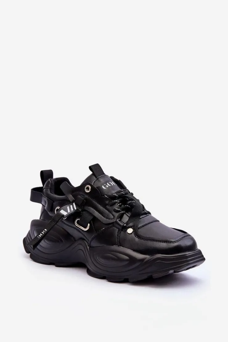 Damskie GOE Buty Sportowe Sneakersy MM2N4014 Czarne