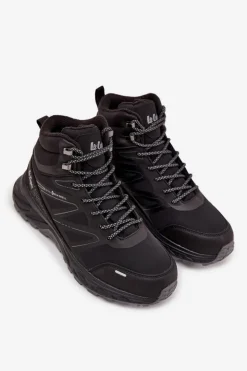 Lee Cooper Trekkingowe Damskie*Buty Trekkingowe Damskie Ocieplane LCJ-25-01-3710 Czarne