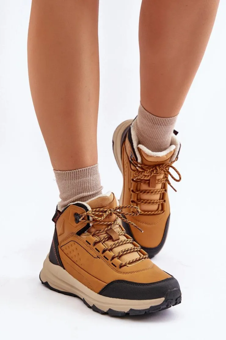 Big Star Shoes Trekkingowe Damskie|Damskie Trapery*Buty Trekkingowe Młodzieżowe Ocieplane McKeylor 14011 Camel