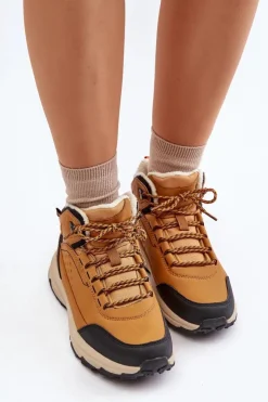 Big Star Shoes Trekkingowe Damskie|Damskie Trapery*Buty Trekkingowe Młodzieżowe Ocieplane McKeylor 14011 Camel