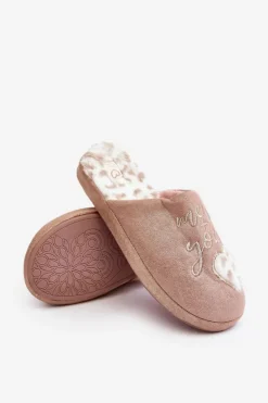 Boto Kapcie Klasyczne|Klapki Damskie Klasyczne*Błyszczące Kapcie Damskie Różowe Geraja Różowy