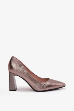 Damskie Buty damskie Vinceza Czółenka Damskie Na Słupku Vinceza 62252 Grafitowe