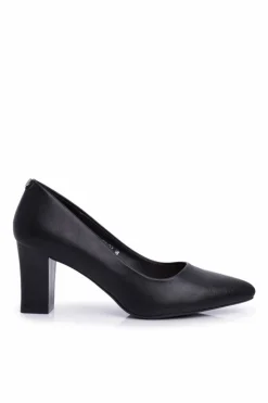 Best Buty Sergio Leone Czółenka Na Słupku Sergio Leone PB403 Czarne