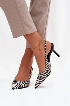 Boto Szpilki Lakierowane|Czółenka Klasyczne*Czółenka Na Szpilce Zebra Phelia
