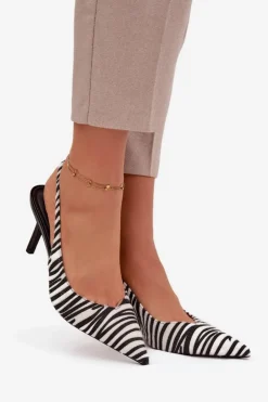 Boto Szpilki Lakierowane|Czółenka Klasyczne*Czółenka Na Szpilce Zebra Phelia