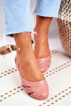 ZAXY Baleriny Klasyczne*Damskie Baleriny Pachnące Gumowe Nude Beż FF285054