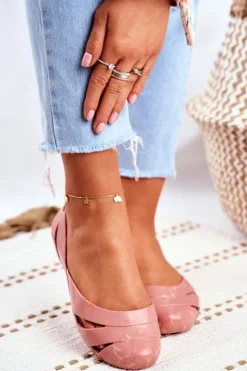 ZAXY Baleriny Klasyczne*Damskie Baleriny Pachnące Gumowe Nude Beż FF285054