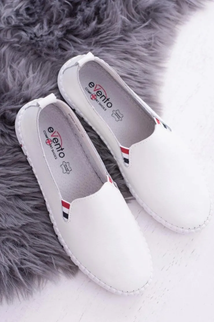 Damskie Boto Damskie Białe Skórzane Tenisówki Bellara