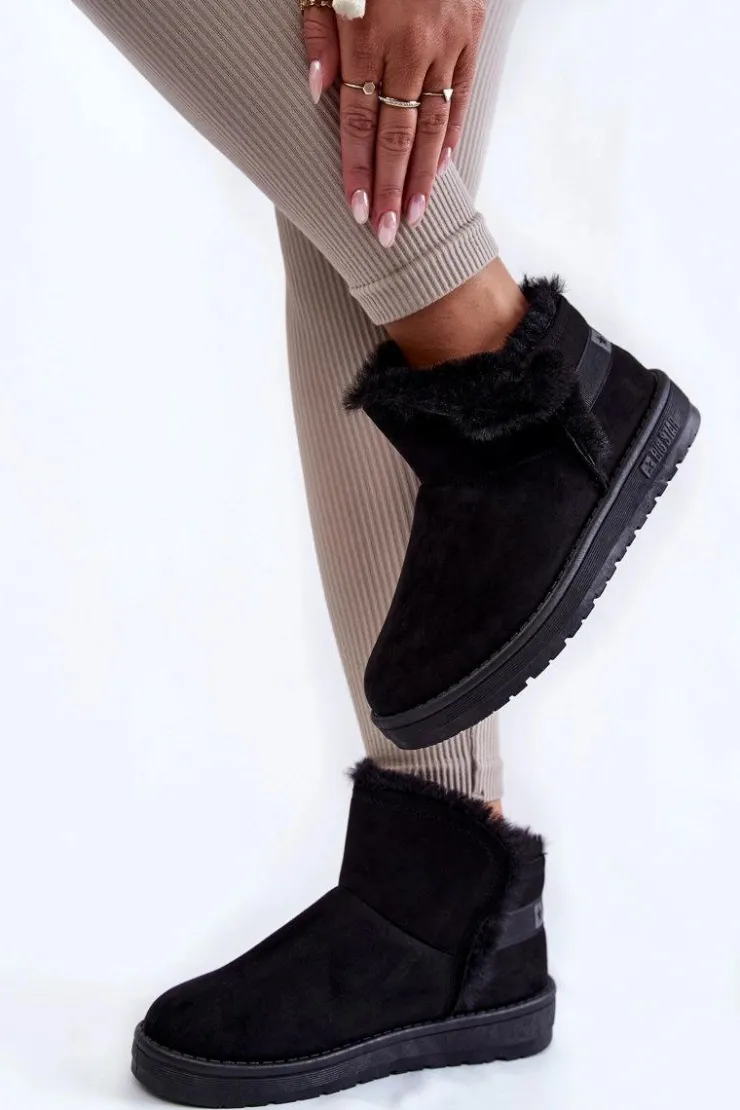 Big Star Shoes Śniegowce Damskie*Damskie Botki Śniegowce Big Star KK274622 Czarne