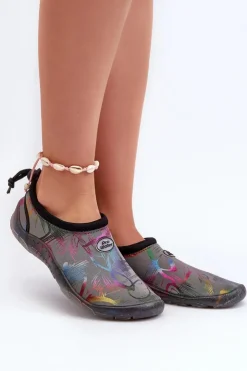 Boto Trampki Damskie Slip-On*Damskie Buty Do Wody PROWATER PRO-24-48-033L Szare