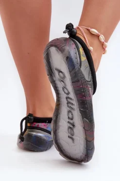 Boto Trampki Damskie Slip-On*Damskie Buty Do Wody PROWATER PRO-24-48-033L Szare