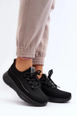 Damskie Big Star Shoes Damskie Buty Sportowe Big Star NN274663 Czarne