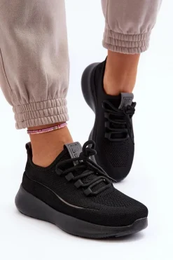 Damskie Big Star Shoes Damskie Buty Sportowe Big Star NN274663 Czarne