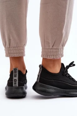 Damskie Big Star Shoes Damskie Buty Sportowe Big Star NN274663 Czarne