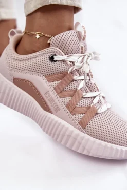 Discount Big Star Shoes Damskie Buty Sportowe Big Star KK274058 Różowe