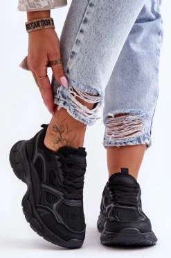 Damskie Boto Damskie Buty Sportowe Czarne Contiro