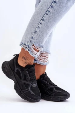 Damskie Boto Damskie Buty Sportowe Czarne Contiro