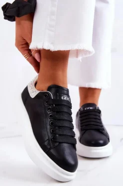 Damskie GOE Damskie Buty Sportowe JJ2N4052 Czarno-Białe