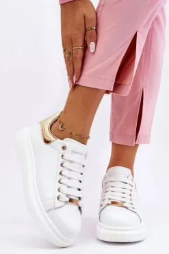 Damskie GOE Damskie Buty Sportowe LL2N4011 Biało-Złote