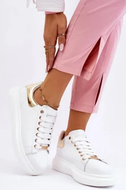 Damskie GOE Damskie Buty Sportowe LL2N4011 Biało-Złote