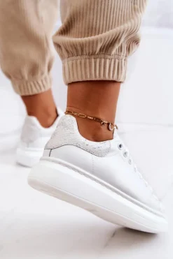 Sale GOE Damskie Buty Sportowe JJ2N4053 Białe